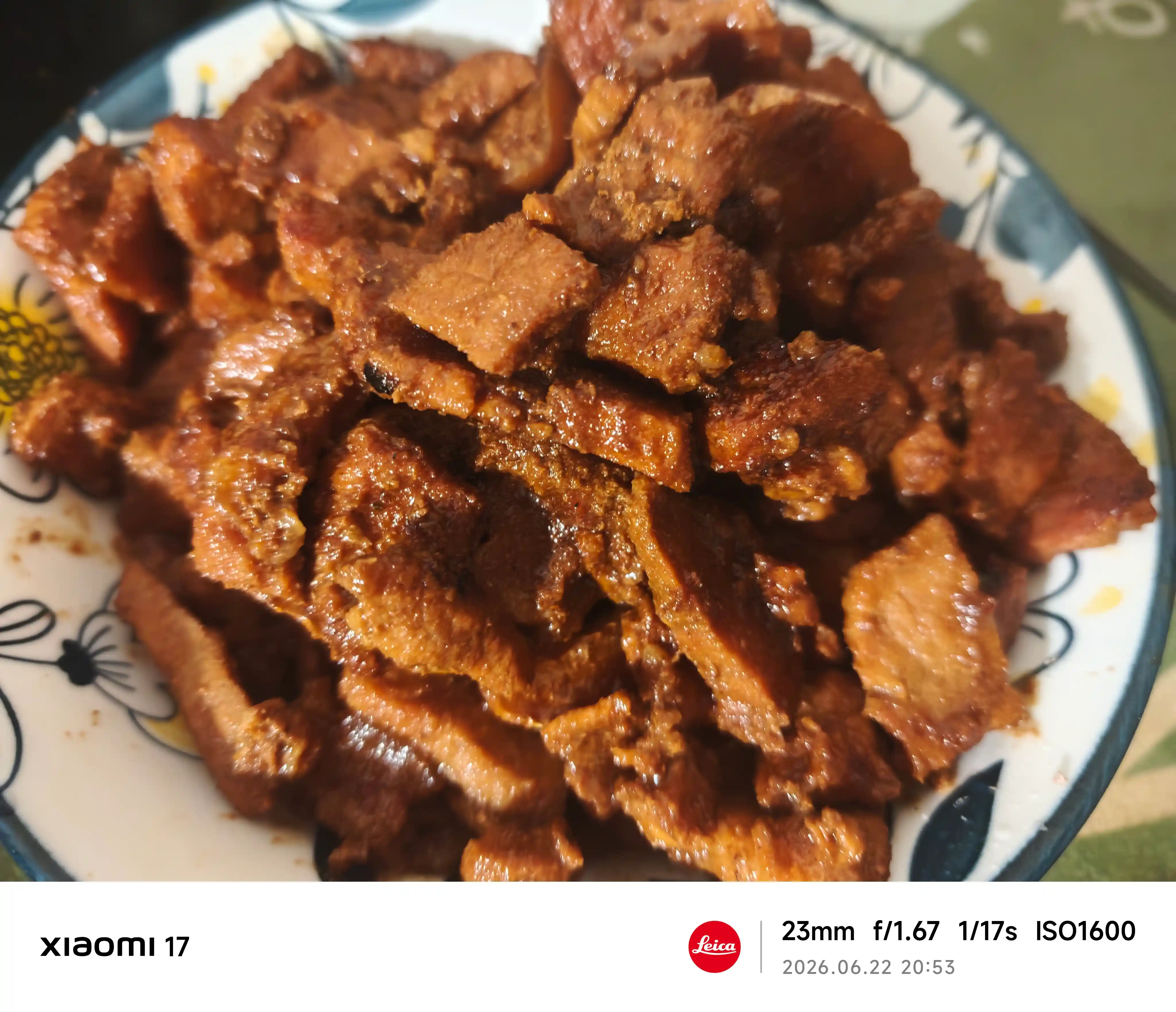 记录一下用瘦肉做红烧肉